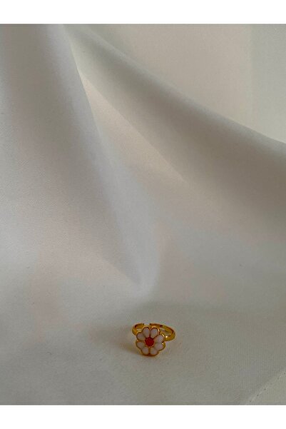 NUVESSA PAPATYA TASARIMLI AYARLANABİLİR GOLD ÇOCUK YÜZÜĞÜ