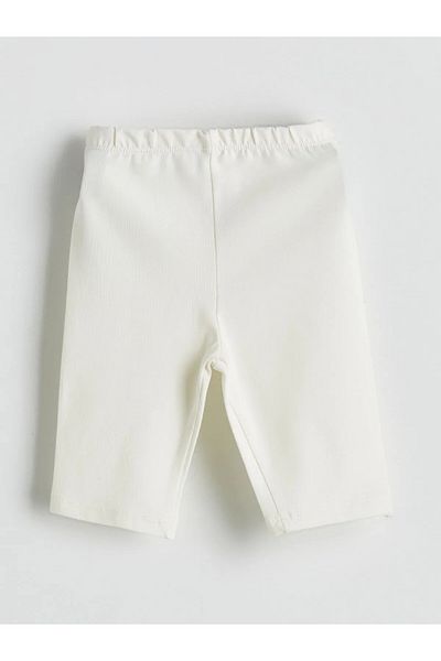 LC Waikiki Basic Baby Girl Tights with Elastic Waist, 2-Piece