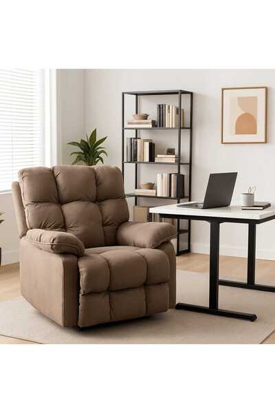 toys yard كرسي استرخاء - كرسي راحة -كرسي مكتب - مخمل فاخر -هزاز لتخفيض توتر-م...