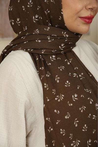 WOHOME Mini Patterned Gathered Shawl-Ironing Light Structure, Special Texture That Breathes Air, Large Size, Thin and Delicate