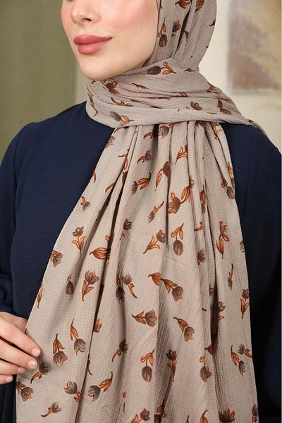 WOHOME Mini Patterned Gathered Shawl-Ironing Light Structure, Special Texture That Breathes Air, Large Size, Thin and Delicate