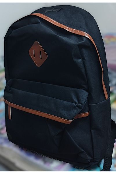 ada çanta kırtasiye Backpack/School Bag Plain Model 2 Compartments (40Cmx30Cmx15Cm) Ad29664