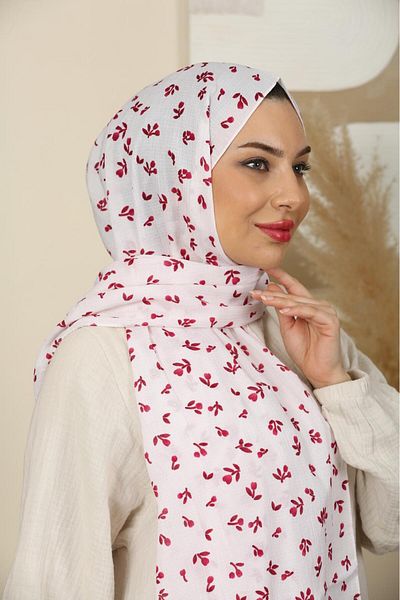 WOHOME Mini Patterned Gathered Shawl-Ironing Light Structure, Special Texture That Breathes Air, Large Size, Thin and Delicate