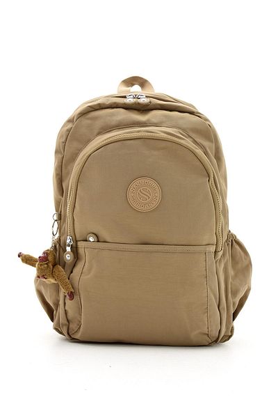 H&D COLLECTİON Unisex Water Resistant Crinkle Fabric Multi-Eye Large Size Navy Blue Color School and Backpack 3015