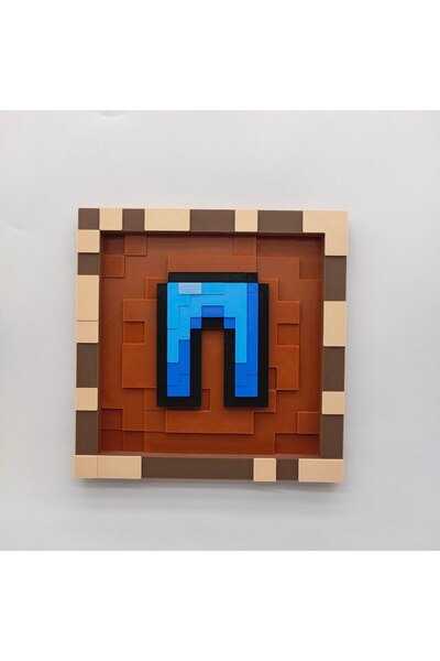 Minecraft (ITEM FRAME) Eşya Çerçevesi Dekoratif Mıknatıslı Duvar Dekoru 1 Adet Çerçeve 1 Adet Pantol
