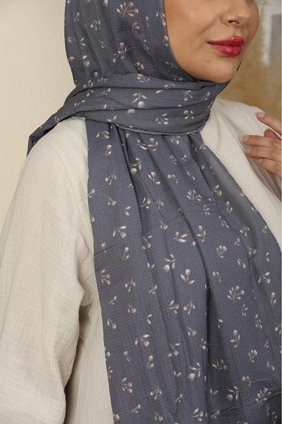 WOHOME Mini Patterned Gathered Shawl-Ironing Light Structure, Special Texture That Breathes Air, Large Size, Thin and Delicate