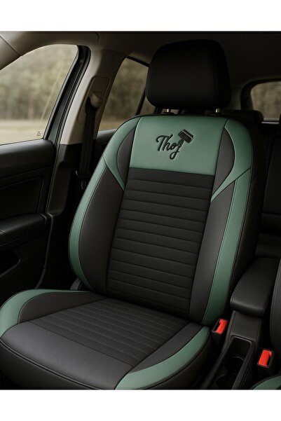 Esin Nove غطاء مقعد السيارة من ريش التاي الأخضر المتوافق مع Tofaş Tempra