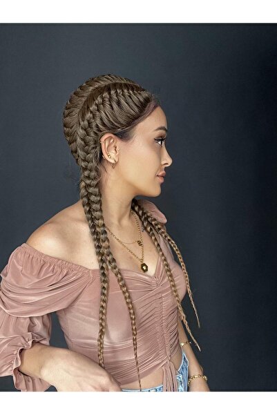 Suzan Peruk Tül Peruk Örgülü El Yapımı Eşsiz ürün.Suzan Özel seri Dünya'da eşi yok