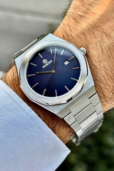 Homies Men's Wristwatch Limited Edition Complete Stainless Steel Calendar Gift Box Bracelet Gift