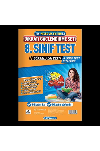 Adeda Yayınları Dikkati Güçlendirme Seti 14 Yaş 8. Sınıf Test- Osman Abalı