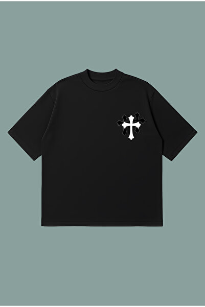 PURE POWER Tricou Chrome Hearts TripleH Boxy Fit supradimensionat unisex tricou – cu imprimeu |   Îmbrăcăminte de stradă