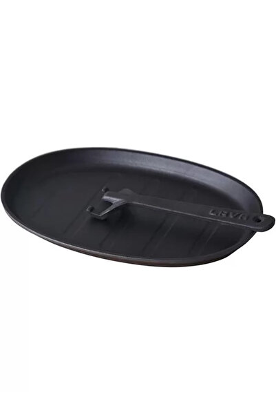 Lava Cast Oval Fajita Plate Size 18x28cm(EXCELLENT PAN HOLDER NOT INCLUDED.)