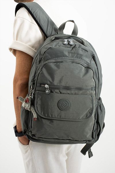 H&D COLLECTİON Unisex Αδιάβροχο ύφασμα με θήκη για φορητό υπολογιστή Σχολικό σακίδιο πλάτης μεγάλου μεγέθους 3012