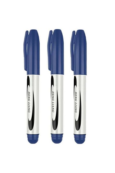 ForWhat 3Pcs Blue Board Sack Parcel Warehouse Packing Pen Set for Bureau Home Office