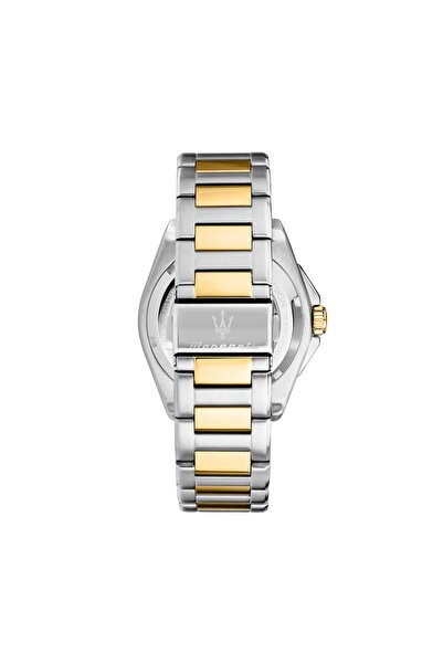 Maserati R8823152001 Steel Case Steel Cord with Automatic Movement 10 Atm Water Resistant Silver-