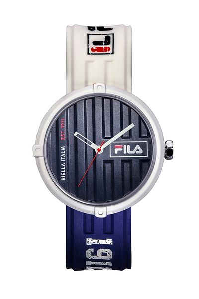 Fila Adult Unisex Analog Watch, Blue/White 38-338-102, 40 mm