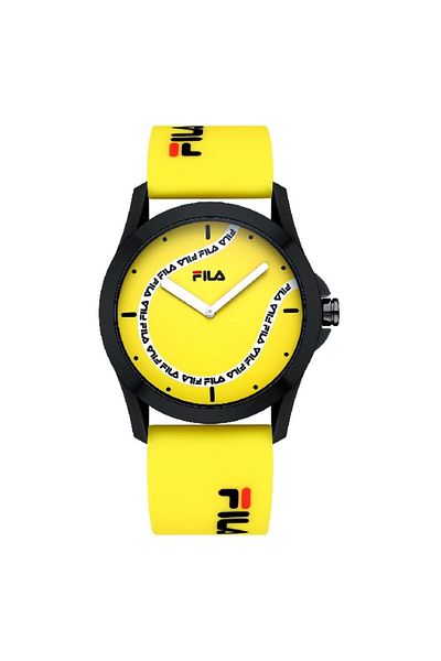 Fila Adult Unisex Analog Watch, Yellow 38-864-105, 43 mm