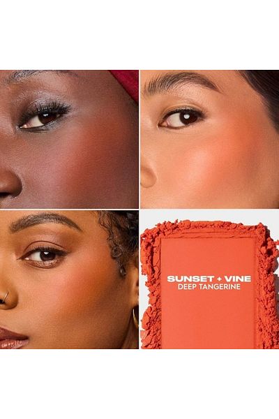 Urban Decay أحمر خدود فيس بوند صن ست + فاين - لون سويدي مطفي يدوم طويلاً بلون برتقالي غامق