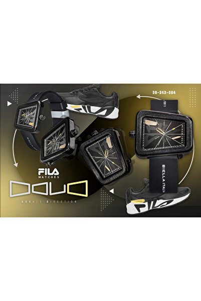 Fila Adult Unisex Analog Watch, Black 38-343-004, 42 mm