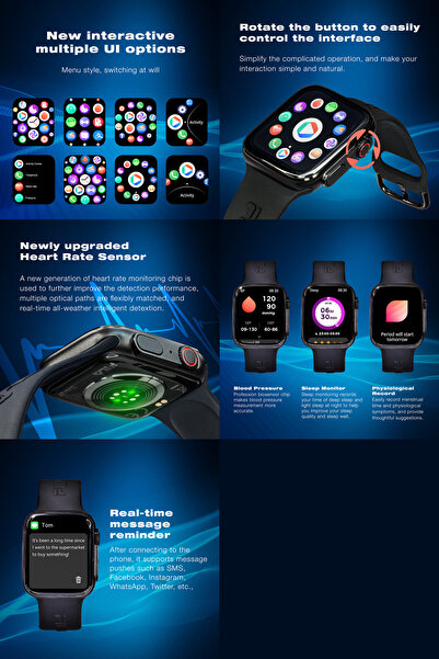 Fila Adult Unisex Smartwatch Watch, Black SW/37,