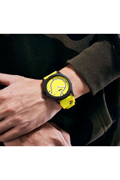 Fila Adult Unisex Analog Watch, Yellow 38-864-105, 43 mm