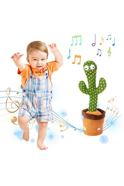 Türkiye Dancing Cactus Toy Singing Talking Record Electric Cactus Toy Dancing Cactus Doll Eco-friendly Plush