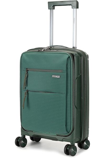 Prince Travelling Prince PP Luggage (8 Wheels) - AeroFlex 20-Inch Cabin Size | Front Open | Laptop Compartment | Phone