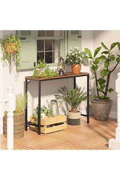 AGD Console Table Simple Sofa Table Home Coffee Corner Display Entryway Table