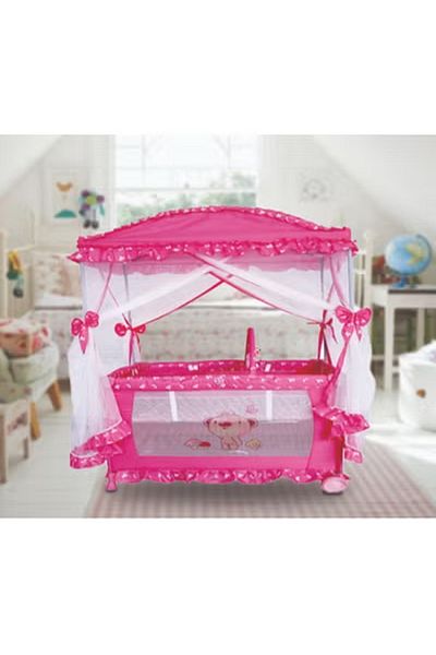 FULLJOY Large children's bed with roof and mosquito net 27-930M3