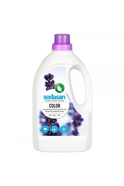 JollyMag Sodasan Lavender Organic Liquid Detergent for Whites and Colors