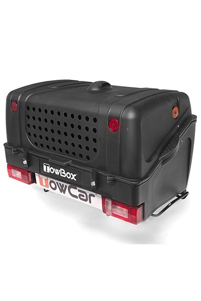 JollyMag Towbox V1 DOG towbar luggage box Black