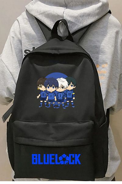Touz Moda Anime Blue Lock Isagi Nagi Printed Backpack