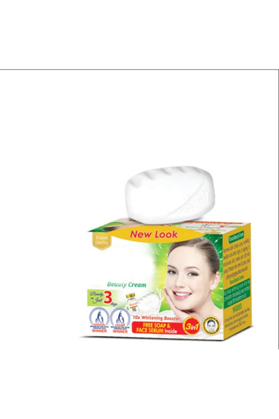 KAİZEN Beyazlatma güzellik kremi ile SERUM ve sabun 3 LÜ SET