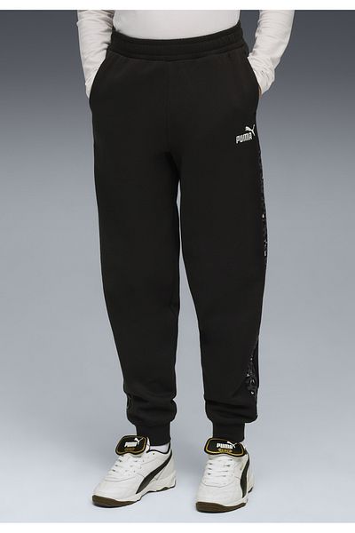 Puma Essentials Φόρμα με Ψηλόμεσο Στυλ και Γραφικά Ζώα για Νεανική Χρήση