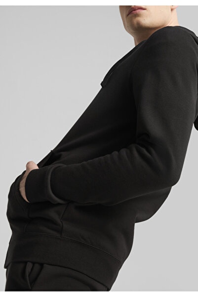 Puma Ανδρικό φούτερ με κουκούλα Essentials και φερμουάρ