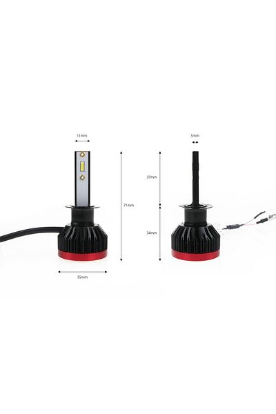JollyMag BF Series AMiO LED car bulbs compatible with H1, designed for car or off-road competitions