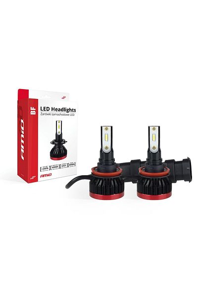 JollyMag BF Series AMiO LED car bulbs compatible with H8 / H9 / H11, intended for car competitions