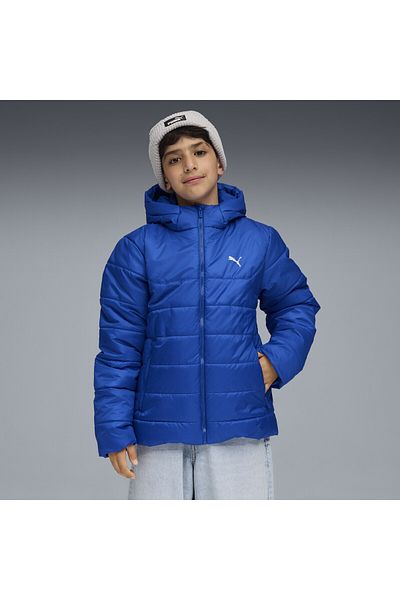 Puma Jachetă căptușită cu glugă Essentials pentru tineri