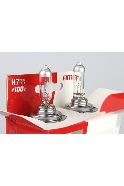 JollyMag Halogen bulb set H7 12V 55W LumiTec SILVER + 100% DUO BOX
