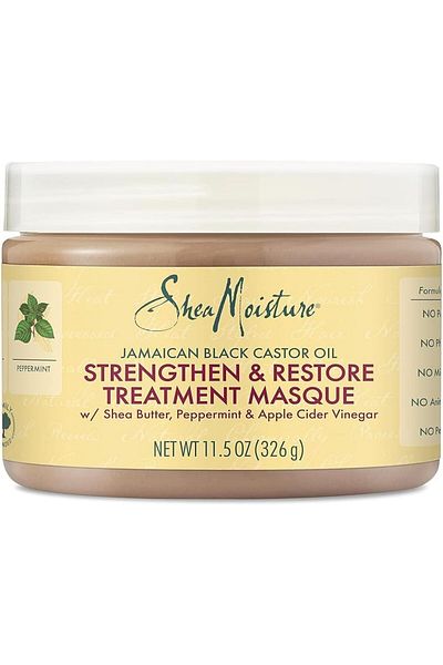 Shea Moisture Jamaican Black Castor Oil Strengthen & Restore Treatment Mask, 12 oz