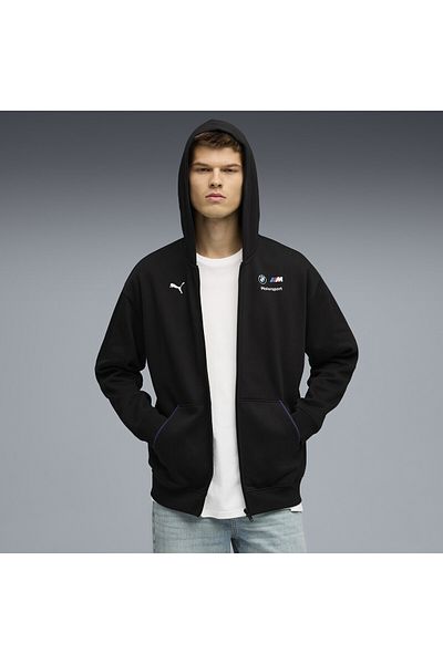 Puma BMW M Motorsport Essentials Full-Zip Hooded Jacket Men