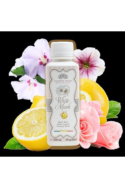 JollyMag White and colored laundry perfume, 200 ml, 40 washes, Cashmere Aroma, White Musk