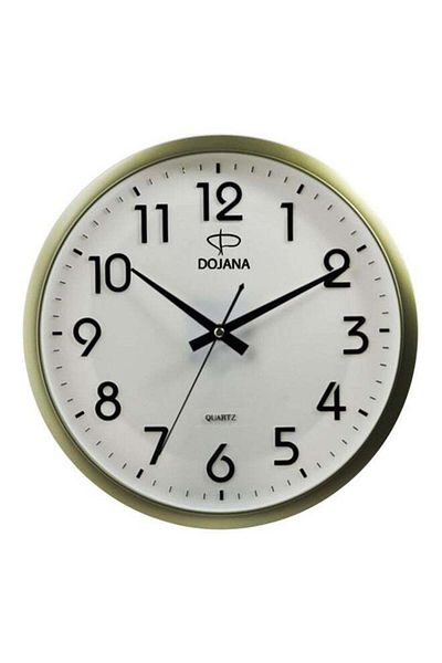 dojana Round Analog Wall Clock Green/White