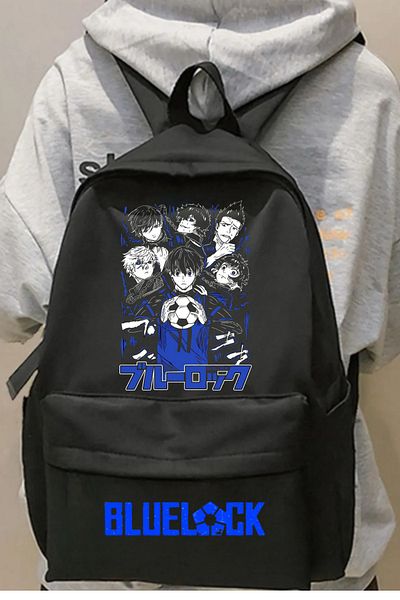 Touz Moda Anime Blue Lock Isagi Nagi Printed Backpack