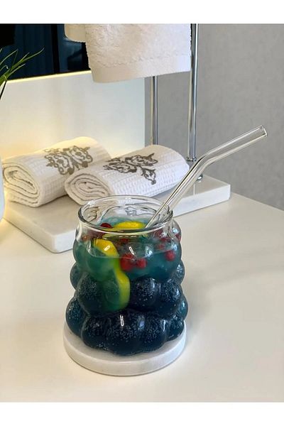 favorin Heat Resistant Borosilicate Grape Glass |   Coffee and Presentation Cup |   Borosilicate Glass