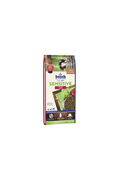 Bosch Hrană uscată pentru câini sensibili cu miel și orez 15 kg