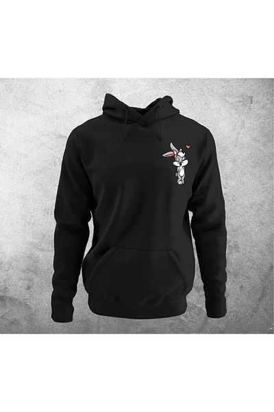 Boi Φούτερ 2 τεμαχίων Simpson Homer Merge Lover Combination - Μαύρη στάμπα Oversize Winter Hoodie