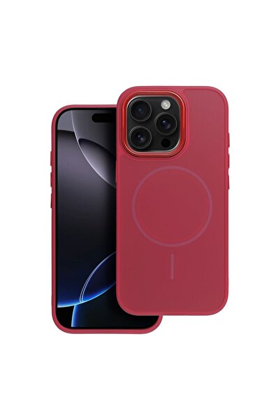 REDz Accessories Husă Magsafe pentru iPhone 16 Pro, carcasă Frame Mag, magenta