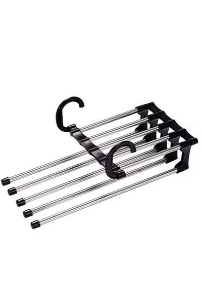 Hombak Κινητή εσωτερική ντουλάπα Παντελόνι Tie Shawl Hanger System Organizer Layered Hanger Organizer (4262)