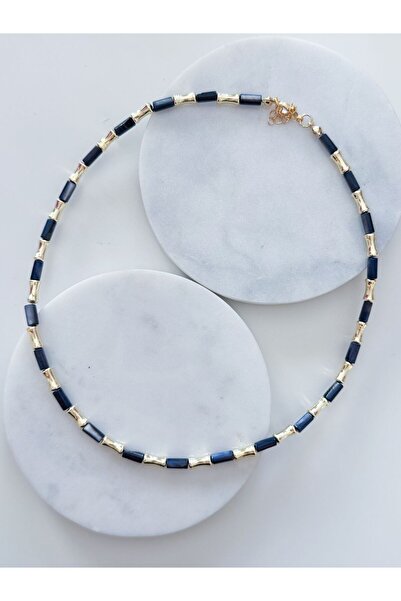 CHARMLUCKY Colorful Pipe Necklace